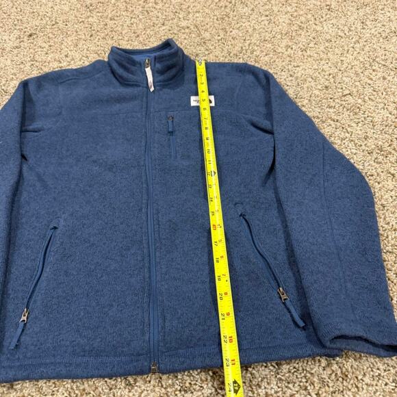 The North Face Outdoor Blue Gordon Lyon Fleece Zip Up Jacket with Pockets Boy LG - Picture 6 of 8